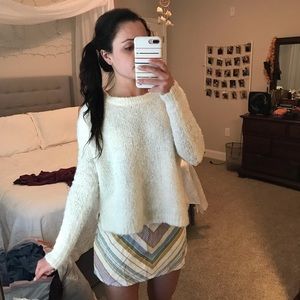 Aerie white sweater